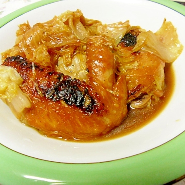 手羽先と白菜のはるさめ炒め煮 簡単本格中華おかず レシピ 作り方 By ミスチバス 楽天レシピ